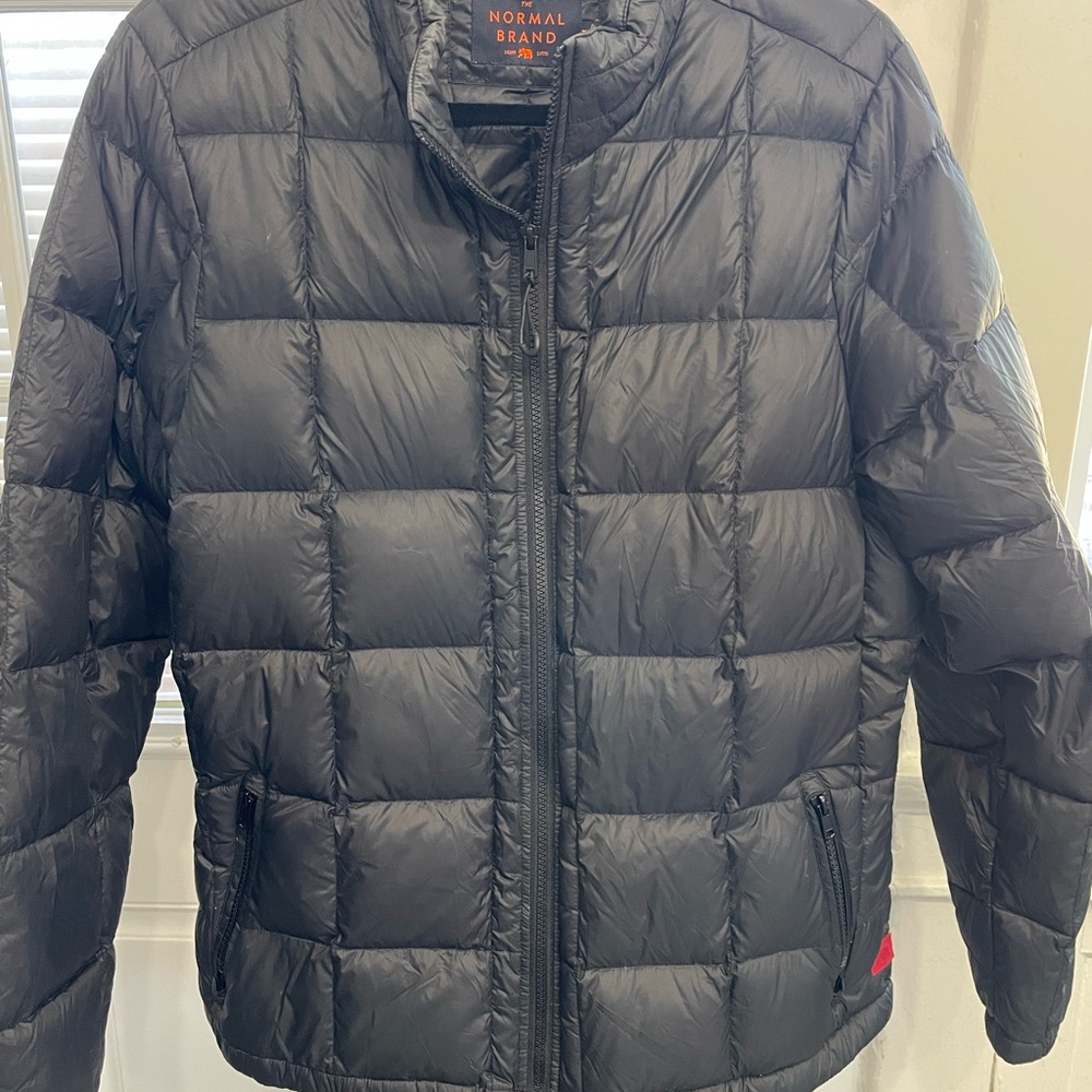 The Normal Brand: Saint Louis Men's Black Duck Feather Puffer Jacket